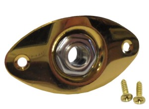 Jeremi MSP32 gniazdo Jack 6,3 mm do gitary GOLD