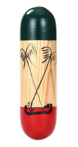 SH21 grzechotka shaker drewniany duży palma