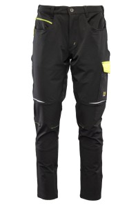 Spodnie softshell do pasa SEVEN KINGS RIVAL - czarny-żółty - 48