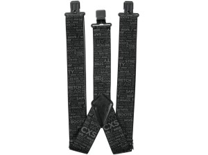 Szelki DARREN z logo CXS - czarny