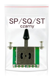 Kera przełącznik gitarowy 3-pozycyjny CZARNY