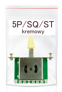 Kera przełącznik gitarowy 5-pozycyjny KREMOWY