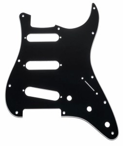 Kera maskownica gitary stratocaster CZARNA SSS