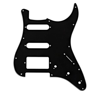 Kera maskownica gitary stratocaster CZARNA SSH