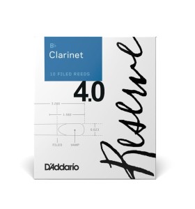 D'Addario RICO Reserve DCR1040 stroik do klarnetu Bb 4,0 