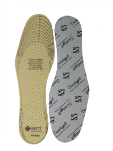 Wkładki do butów SECO SANITIZED do cięcia - żółty