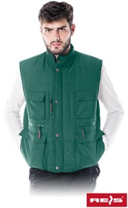 Bezrękawnik KORMORAN - zielony - 2XL