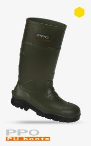 Buty 2052 z poliuretanu z metal. podnoskiem i wkł. - 36/37