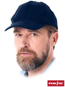 Czapka z daszkiem drelichowa LUX - granatowy