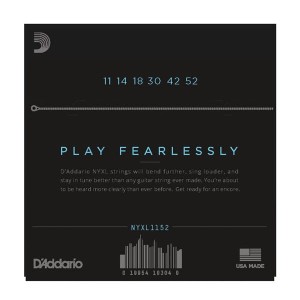 D'addario NYXL struny do gitary elektrycznej 11-52