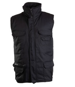 Kamizelka BENEFIT BRASS 7-kieszeniowa - czarny - S