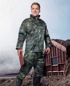 Komplet przeciwdeszczowy CLEO - moro - XXXL