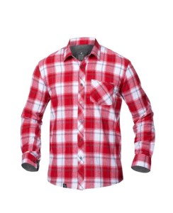 Koszula flanelowa OPTIFLANNEL - czerwony - 2XL