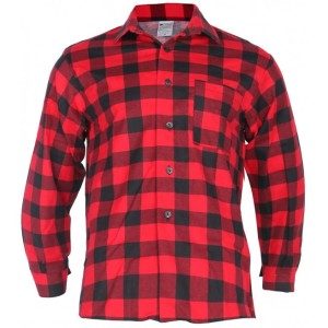 Koszula flanelowa POLSKA 170g - czerwony - L