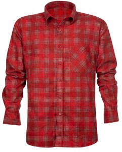 Koszula flanelowa URBAN - czerwony - 45-46