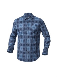 Koszula flanelowa URBAN - granatowy - 4XL