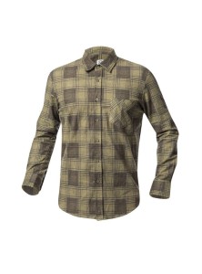 Koszula flanelowa URBAN - khaki - 4XL