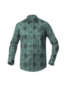 Koszula flanelowa URBAN - zielony - 2XL