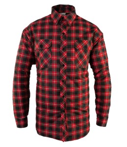 Koszula ocieplana BONO - czerwony - S