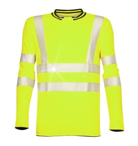 Koszulka długi rękaw SIGNAL - żółty - XXXXL