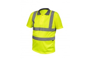 Koszulka polo FELIX ostrzegawcza - żółty - 2XL