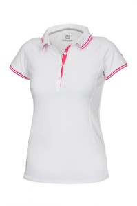 Koszulka polo FLORET damska - biały - XXXL