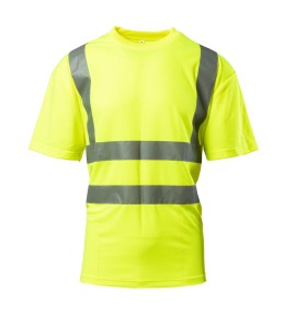 Koszulka z pasami odblaskowymi BRIXTON FLASH KAT.II KL.2 - żółty - XXL