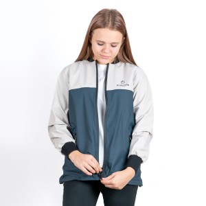 Kurtka bomber PROS SPORTS model 717 dziecięca - beżowo-granatowy - 134-140/S