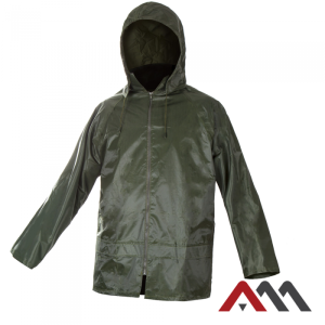 Kurtka przeciwdeszczowa nylonowa KTN - zielony - XXL