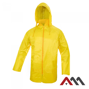 Kurtka przeciwdeszczowa nylonowa KTN - żółty - L