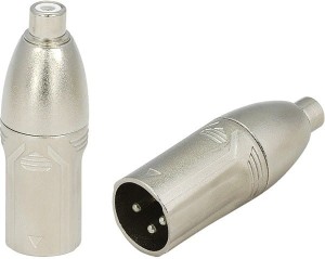 Roxtone RA2XMPF przejściówka XLR m RCA f chinch gniazdo