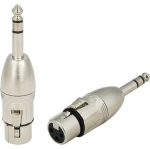 Roxtone RA3XFJM przejściówka XLR f wtyk duży jack stereo