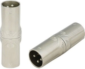 Roxtone RA3XMM przejściówka 2x XLR męski (beczka)