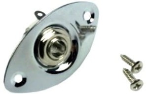 Jeremi MSP32 gniazdo Jack 6,3 mm do gitary SREBRNE