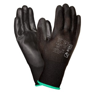 Rękawice BUKL 3Kamido (12 par) - czarny - 7/S