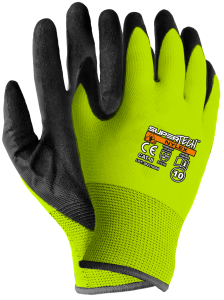 Rękawice powlekane lateksem SUPER TECH NYLEX CAT.II - 11