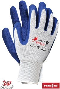 Rękawice RNYLA - biało-niebieski - 09