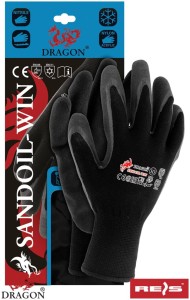 Rękawice SANDOIL WIN ocieplane powlekane nitrylem - 11