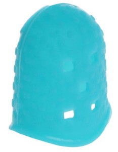 Ochraniacz silikonowy na palec dla gitarzysty TURKUSOWY rozmiar 2