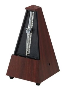 Yueshida MJ-03 BR Metronom mechaniczny BRĄZ imitacja drewna