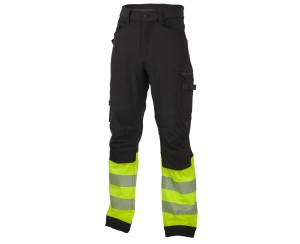 Spodnie do pasa odblaskowe Bennon REFLECTOS Trousers black/yellow - 48
