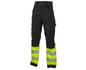 Spodnie do pasa odblaskowe Bennon REFLECTOS Trousers black/yellow - 50