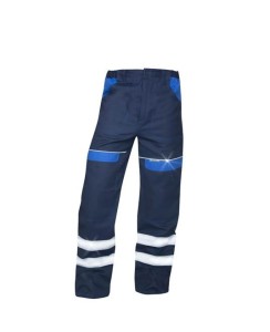 Spodnie do pasa odblaskowe COOL TREND - granatowo-niebieski - 60