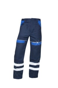 Spodnie do pasa odblaskowe COOL TREND - granatowo-niebieski - 64