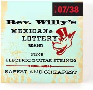 Dunlop RWN0738 Willy struny elektryk grubość 7-38