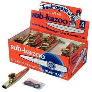 Gewa Kazoo Metall Mirliton -metalowy SREBRNY