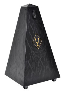 Yueshida MJ-03 BK Metronom mechaniczny CZARNY imitacja drewna