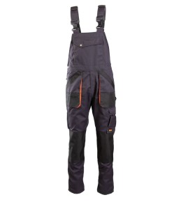 Spodnie ogrodniczki BRIXTON PRACTICAL - granatowy-pomarańczowy - 64