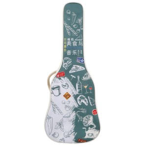 Hard Bag B-1913-41 pokrowiec do gitary akustycznej WHITE pianka 13 mm
