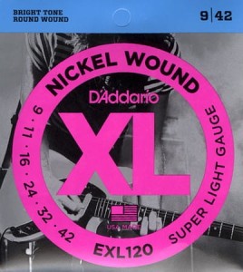D'Addario EXL120 9-42 struny do gitary elektrycznej